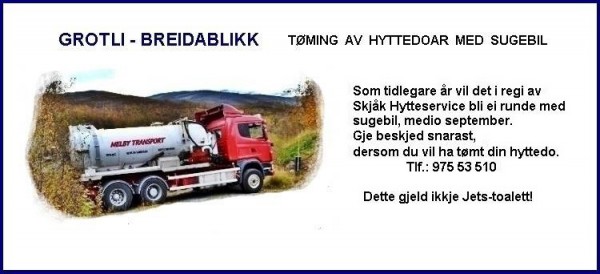 sugebil tøming